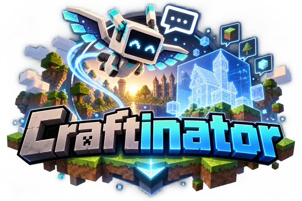 Craftinator – Minecraft dünyasında kale inşa eden uçan bir yoldaş